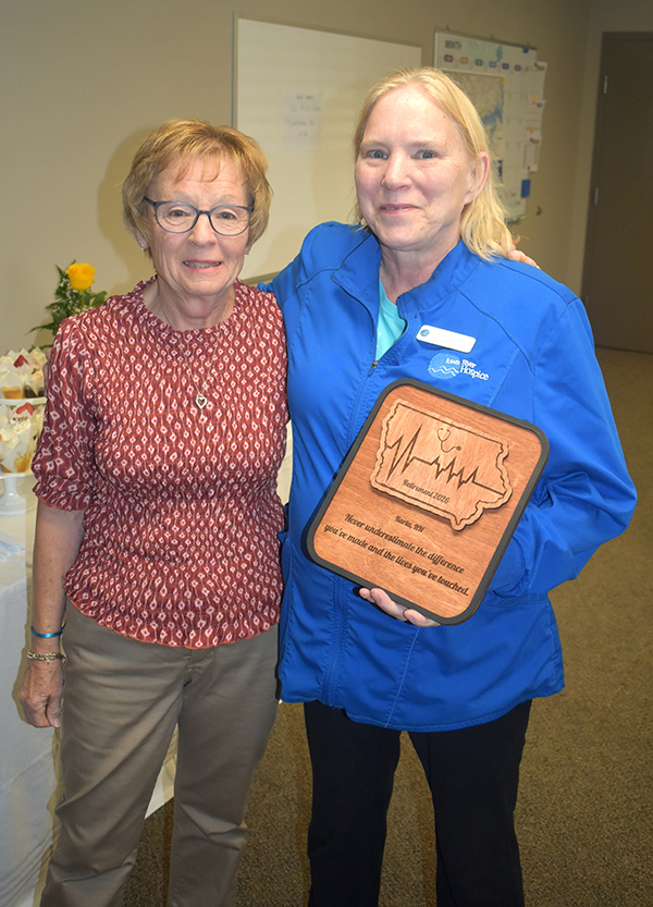 RN Karla Newton retires after almost 20 years with Iowa River Hospice